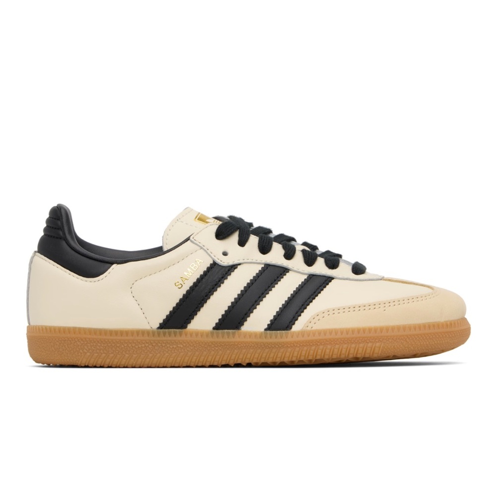 Adidas Samba cream white/core black size 8